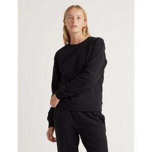 NWT Quince Organic Heavyweight Fleece Crew